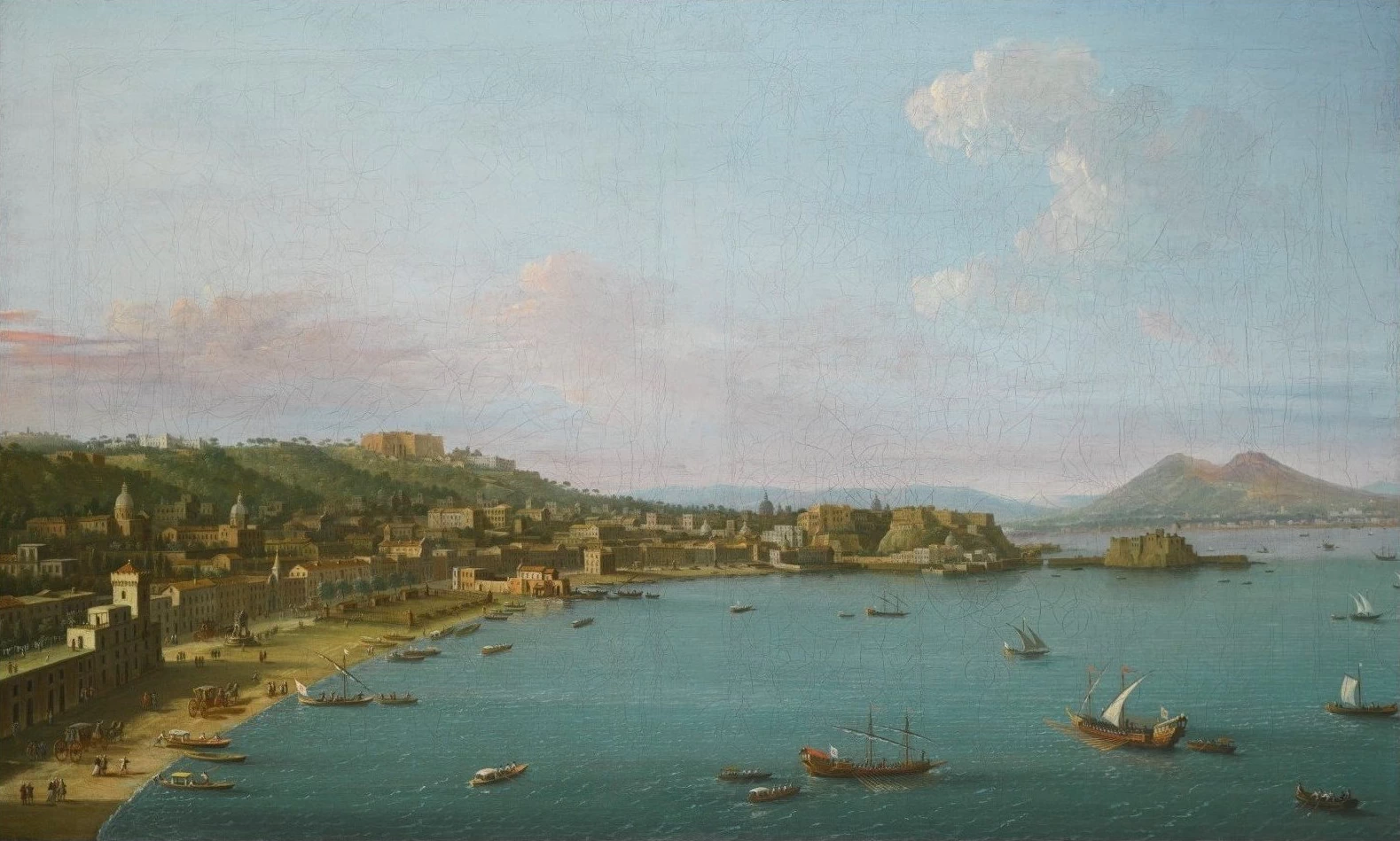Veduta di Napoli da est